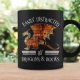 Easily Distracted By Dragons And Books Nerds Graphic Print Coffee Mug Gifts ideas Easily Distracted By Dragons And Books Nerds Graphic Print Coffee Mug Gifts ideas