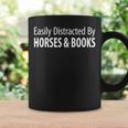 Easily Distracted By Horses & Books Graphic Print Coffee Mug Gifts ideas Easily Distracted By Horses & Books Graphic Print Coffee Mug Gifts ideas
