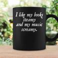 Emo Rock Ska Pop Punk Band Music Books Steamy Music Screamy Graphic Print Coffee Mug Gifts ideas Emo Rock Ska Pop Punk Band Music Books Steamy Music Screamy Graphic Print Coffee Mug Gifts ideas