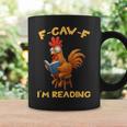 F-Caw-F Rooster Bird F-Caw-F I'm Reading Book Graphic Graphic Print Coffee Mug Gifts ideas