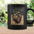 Floral Anatomical Heart Dark Academia Vintage Gothic Book Graphic Print Coffee Mug Gifts ideas