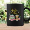 Floral Books And Coffee Cozy Reading Nook Tshirt Graphic Print Coffee Mug Gifts ideas