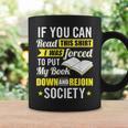 I Was Forced To Put My Book Down Book Lover Reading Small Graphic Print Coffee Mug Gifts ideas