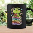 Frog Reading Books Bookworm Librarian Graphic Print Coffee Mug Gifts ideas