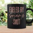 Fueled By Sarcasm Smut Romance Book Lover Sarcastic Women Graphic Print Coffee Mug Gifts ideas