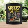 FUNNY Creepy Neighbor Comics Parody Horror Comic Book Graphic Print Coffee Mug Gifts ideas FUNNY Creepy Neighbor Comics Parody Horror Comic Book Graphic Print Coffee Mug Gifts ideas
