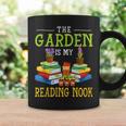 The Garden Is My Reading Nook Books Garden Graphic Print Coffee Mug Gifts ideas