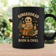 Gingerdead Book Shirt Xmas Cozy Skeleton Reading Christmas Graphic Print Coffee Mug Gifts ideas