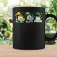 Gnomes Reading Books Teacher St Patricks Day Shamrock Irish Graphic Print Coffee Mug Gifts ideas