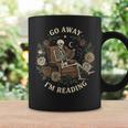 Go Away I'm Reading Librarian Skeleton Reading Book Lover Graphic Print Coffee Mug Gifts ideas Go Away I'm Reading Librarian Skeleton Reading Book Lover Graphic Print Coffee Mug Gifts ideas