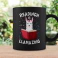 Graduation Cute Animal Llama Reading Book Nerds Bookworm Graphic Print Coffee Mug Gifts ideas Graduation Cute Animal Llama Reading Book Nerds Bookworm Graphic Print Coffee Mug Gifts ideas