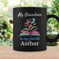 My Grandson Is My Favorite Author For Book Lovers Graphic Print Coffee Mug Gifts ideas My Grandson Is My Favorite Author For Book Lovers Graphic Print Coffee Mug Gifts ideas