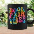 Groovy 70s Book Fair Vibe Tie Dye Reading School Librarian Graphic Print Coffee Mug Gifts ideas