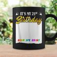 Guestbook My 21st Birthday Sign My Shirt Birthday Party Graphic Print Coffee Mug Gifts ideas