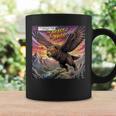 Hawk Bear Hybrid Comic Book Style Graphic Print Coffee Mug Gifts ideas