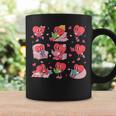 Hearts Reading Book Lovers All Booked For Valentine Graphic Print Coffee Mug Gifts ideas