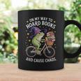 On My Way To Hoard Books And Cause Chaos Frog Graphic Print Coffee Mug Gifts ideas