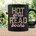 Hot Girls Read Books Retro Varsity Aesthetic Reading Graphic Print Coffee Mug Gifts ideas