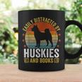 Huskies And Books Husky Mom Husky Dad Retro Vintage Reading Graphic Print Coffee Mug Gifts ideas Huskies And Books Husky Mom Husky Dad Retro Vintage Reading Graphic Print Coffee Mug Gifts ideas