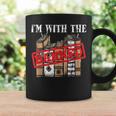 I'm With The Banned Books For a Literature Teacher Graphic Print Coffee Mug Gifts ideas