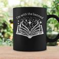 I'm With The Banned Fight Book Bans Reader Activist Reading Graphic Print Coffee Mug Gifts ideas