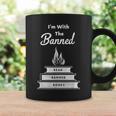 I'm With The Banned Read Banned Books Bookworm Graphic Print Coffee Mug Gifts ideas