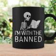 I'm With The Banned Tshirt Read Banned Books Lover BookWorm Graphic Print Coffee Mug Gifts ideas
