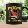I'm A Book Dragon Not A WormShirt Bookworm Reading Graphic Print Coffee Mug Gifts ideas
