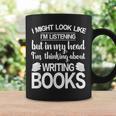 I'm Thinking About Writing Books Author Novelist Graphic Print Coffee Mug Gifts ideas I'm Thinking About Writing Books Author Novelist Graphic Print Coffee Mug Gifts ideas