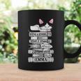 Jane Austen Mr Darcy Romantic Quote Literary Book Club Fan Graphic Print Coffee Mug Gifts ideas
