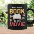 Never Judge A Book By It's Movie Reading Graphic Print Coffee Mug Gifts ideas