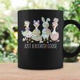 Just A Bookish Goose Bunny Easter Day Reading Book Lover Graphic Print Coffee Mug Gifts ideas