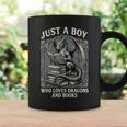 Just A Boy Who Loves Dragons And Books Fantasy Gothic Graphic Print Coffee Mug Gifts ideas Just A Boy Who Loves Dragons And Books Fantasy Gothic Graphic Print Coffee Mug Gifts ideas