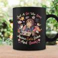 Just Girl Who Loves Anime Cats Boba And Books Bubble Tea Graphic Print Coffee Mug Gifts ideas