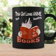 Just A Girl Who Loves Anime And Reading Books Graphic Print Coffee Mug Gifts ideas Just A Girl Who Loves Anime And Reading Books Graphic Print Coffee Mug Gifts ideas