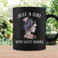 Just A Girl Who Loves Books Reading One More Chapter Graphic Print Coffee Mug Gifts ideas