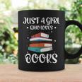 Just A Girl Who Loves Books Women Book Lovers Bookish Girls Graphic Print Coffee Mug Gifts ideas Just A Girl Who Loves Books Women Book Lovers Bookish Girls Graphic Print Coffee Mug Gifts ideas