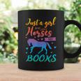 Just a Girl Who Loves Horses And Books Book Lover Graphic Print Coffee Mug Gifts ideas Just a Girl Who Loves Horses And Books Book Lover Graphic Print Coffee Mug Gifts ideas