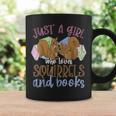 Just A Girl Who Loves Squirrels And Books Reading Squirrel Graphic Print Coffee Mug Gifts ideas Just A Girl Who Loves Squirrels And Books Reading Squirrel Graphic Print Coffee Mug Gifts ideas