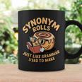 Just Like Grammar Used To Make Bread Book Read Synonym Rolls Graphic Print Coffee Mug Gifts ideas