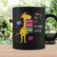 Just One More Chapter Cute Giraffe Book Reading Nerd Graphic Print Coffee Mug Gifts ideas