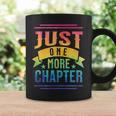 JUST ONE MORE CHAPTER Fun Reading Book Lover Graphic Print Coffee Mug Gifts ideas