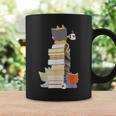 Kawaii Cats Books Coffee Graphic Print Coffee Mug Gifts ideas