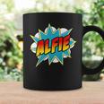 Kids Boys Alfie Name Comic Book Superhero Graphic Print Coffee Mug Gifts ideas Kids Boys Alfie Name Comic Book Superhero Graphic Print Coffee Mug Gifts ideas