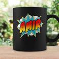 Kids Boys Amir Name Comic Book Superhero Graphic Print Coffee Mug Gifts ideas Kids Boys Amir Name Comic Book Superhero Graphic Print Coffee Mug Gifts ideas