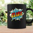Kids Boys Elias Comic Book Superhero Name Graphic Print Coffee Mug Gifts ideas