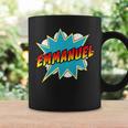 Kids Boys Emmanuel Comic Book Superhero Name Graphic Print Coffee Mug Gifts ideas