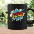 Kids Boys Ezra Comic Book Superhero Name Graphic Print Coffee Mug Gifts ideas