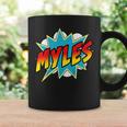 Kids Boys Myles Name Superhero Comic Book Graphic Print Coffee Mug Gifts ideas Kids Boys Myles Name Superhero Comic Book Graphic Print Coffee Mug Gifts ideas