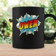 Kids Boys Owen Comic Book Superhero Name Graphic Print Coffee Mug Gifts ideas